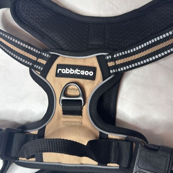 Rabbitgoo Black and Tan Dog Harness. Size Medium. - Picture 2 of 4